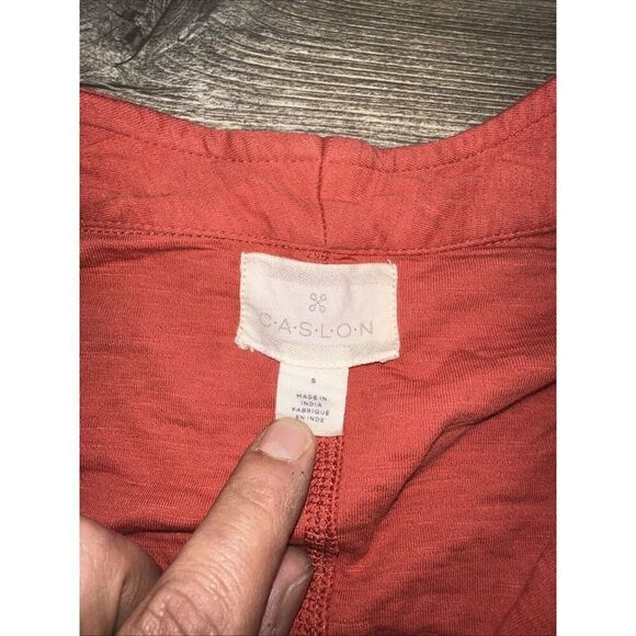 Caslon NWOT Cardigan Red Women Size Small. Made In India. 100% Cotton. 16 - Picture 4 of 11
